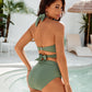 🏝️Bauchkontrolle Badeanzüge Bescheidene Bikini-Sets mit hoher Taille👙