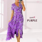 🌷Heißer Verkauf 49% OFF🌷Kleid mit Blumendruck und V-Ausschnitt