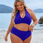 🏝️Bauchkontrolle Badeanzüge Bescheidene Bikini-Sets mit hoher Taille👙