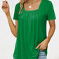 💕BIS ZU 50% RABATT🌷 Elegantes, einfarbiges Damen-T-Shirt mit quadratischem Ausschnitt