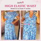 🌷Heißer Verkauf 49% OFF🌷Kleid mit Blumendruck und V-Ausschnitt