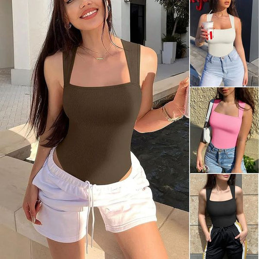 💕Letzter Tag: 49 % Rabatt💕 Ärmellose figurformende Bodysuits mit Bauchkontrolle