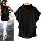 🎉Heißer Sale 49% OFF🔥 Damen T-Shirt mit halbhohem Ausschnitt und kurzen Ärmeln