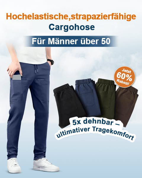 🏆 SOMMER HIT SALE – 68% SPAREN 💥 MultiPants Hochelastische Cargohose – Viele Taschen, Strapazierfähig & Für Aktiven Alltag 🏃‍♂️