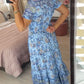 🌷Heißer Verkauf 49% OFF🌷Kleid mit Blumendruck und V-Ausschnitt