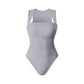 💕Letzter Tag: 49 % Rabatt💕 Ärmellose figurformende Bodysuits mit Bauchkontrolle