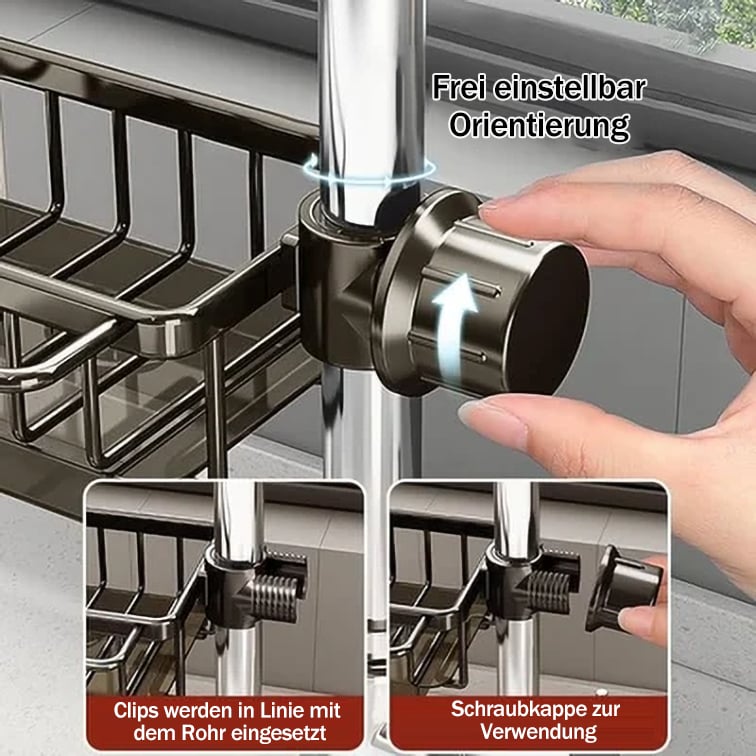 (HEISSER VERKAUF - 49% RABATT) Organizer für die Küchenspüle-5