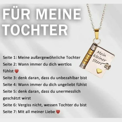 💗 Mein kleiner Sternenbuch-Anhänger für die Liebsten | Zeitloses Geschenk der Liebe an die Familie