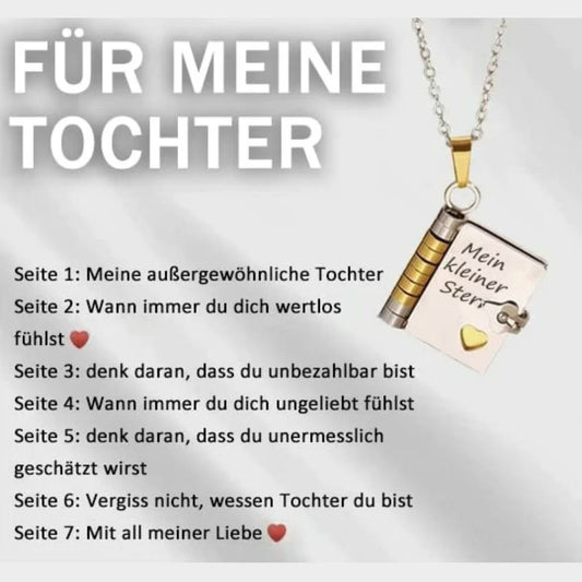 💗 Mein kleiner Sternenbuch-Anhänger für die Liebsten | Zeitloses Geschenk der Liebe an die Familie