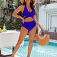 🏝️Bauchkontrolle Badeanzüge Bescheidene Bikini-Sets mit hoher Taille👙