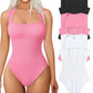 💕Letzter Tag: 49 % Rabatt💕 Ärmellose figurformende Bodysuits mit Bauchkontrolle