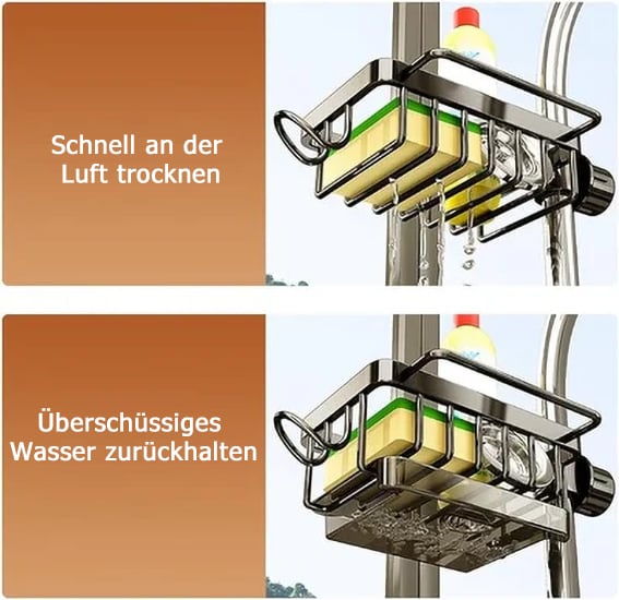 (HEISSER VERKAUF - 49% RABATT) Organizer für die Küchenspüle-4