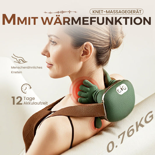 🔥Super Weihnachtsangebot:60% RABATT! 🌲 Der Beste Tragbare Nackenmassager – 3x mehr Entspannung! 💆