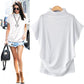 🎉Heißer Sale 49% OFF🔥 Damen T-Shirt mit halbhohem Ausschnitt und kurzen Ärmeln