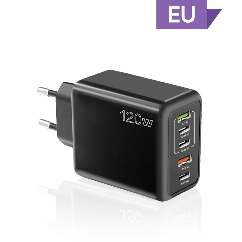 120W Schnell-Ladegerät mit 5 Anschlüssen⚡-11