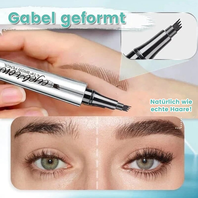 3D wasserfester Microblading 4 Gabelspitze Tattoo-Stift-3