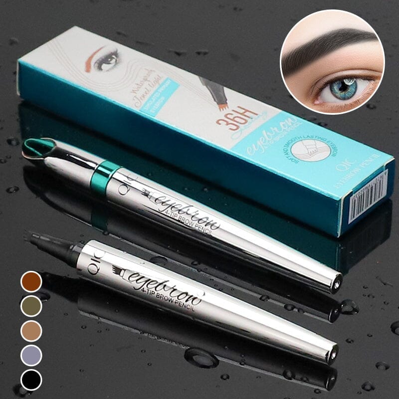 3D wasserfester Microblading 4 Gabelspitze Tattoo-Stift-1