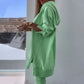 2-teiliges Set mit Kapuzen-Sweatshirt und Jogging-Leggings-4
