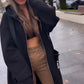 🥰Winterschlussverkauf💥Langes Sweatshirt mit Kapuze für Frauen