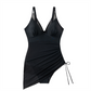 ⏳Begrenzte Zeit 50% Rabatt💥Schlankmachender transparenter Sarong-Wickel-Badeanzug aus Netzstoff👙