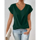 💥Letzte Tage Sonderverkauf 49% OFF👚Legeres kurzärmeliges elegantes V-Ausschnitt Twist Tee