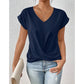 💥Letzte Tage Sonderverkauf 49% OFF👚Legeres kurzärmeliges elegantes V-Ausschnitt Twist Tee