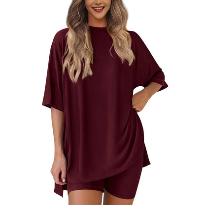 ⏳Begrenzte Zeit 50% Rabatt💥lässiges zweiteiliges Set mit kurzen Ärmeln und Shorts