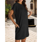 🎁Heißer Verkauf 49% OFF⏳Damen lässiges Kleid mit Rollärmeln und Taschen