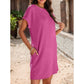 🎁Heißer Verkauf 49% OFF⏳Damen lässiges Kleid mit Rollärmeln und Taschen