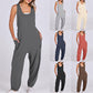 ⏰Neue Ankunft 50% Rabatt🔥  Ärmelloser Baggy-Jumpsuit für Damen🎀