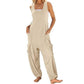⏰Neue Ankunft 50% Rabatt🔥  Ärmelloser Baggy-Jumpsuit für Damen🎀