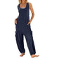 ⏰Neue Ankunft 50% Rabatt🔥  Ärmelloser Baggy-Jumpsuit für Damen🎀