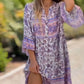 💞Was soll ich morgen anziehen?👗Damen Floral V-Neck Dress