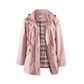 🧥LETZTER TAG DES AUSVERKAUFS 50 % RABATT🌧️💧Ultimative wasserdichte Jacke mit Karomuster für Damen🍃