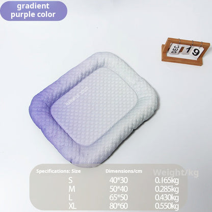 🔥 Sommer Hit Sale – 60% RABATT 🧊❄️ Kühlmatte für Hunde und Katzen 🐶🐱 Ice Silk Sommer-Kühlbettdecke in Farbverläufen 🐾