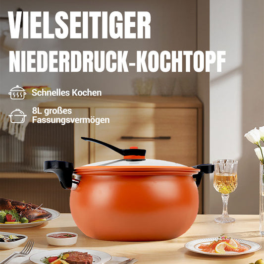 🔥Begrenzte Stückzahl verfügbar 60 % Rabatt🧑‍🍳Empfehlungen des Küchenchefs🏆Vielseitiger Niederdruck-Kochtopf
